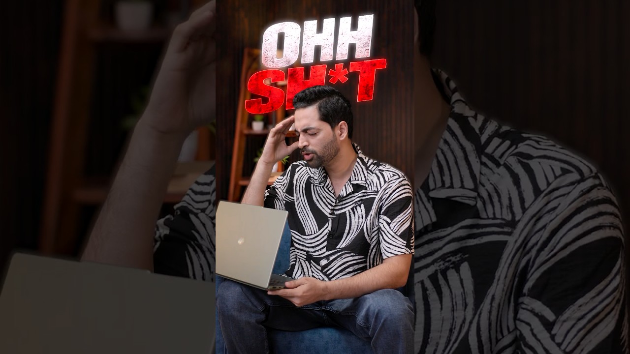 Laptop Ka Khel Khatam 😳 #shorts