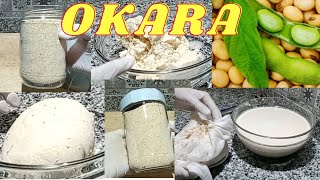Okara Recipe #cooking #طبخ //تحضير الاوكارا وطريقة الاحتفاظ بها لأطول مدة