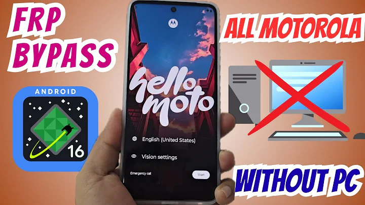 NEW METHOD WITHOUT PC - ALL Motorola moto Frp bypass, Account Google Remove ANDROID 16 - 15 - 14