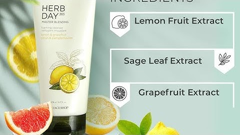 Herb day cleansing foam lemon review năm 2024