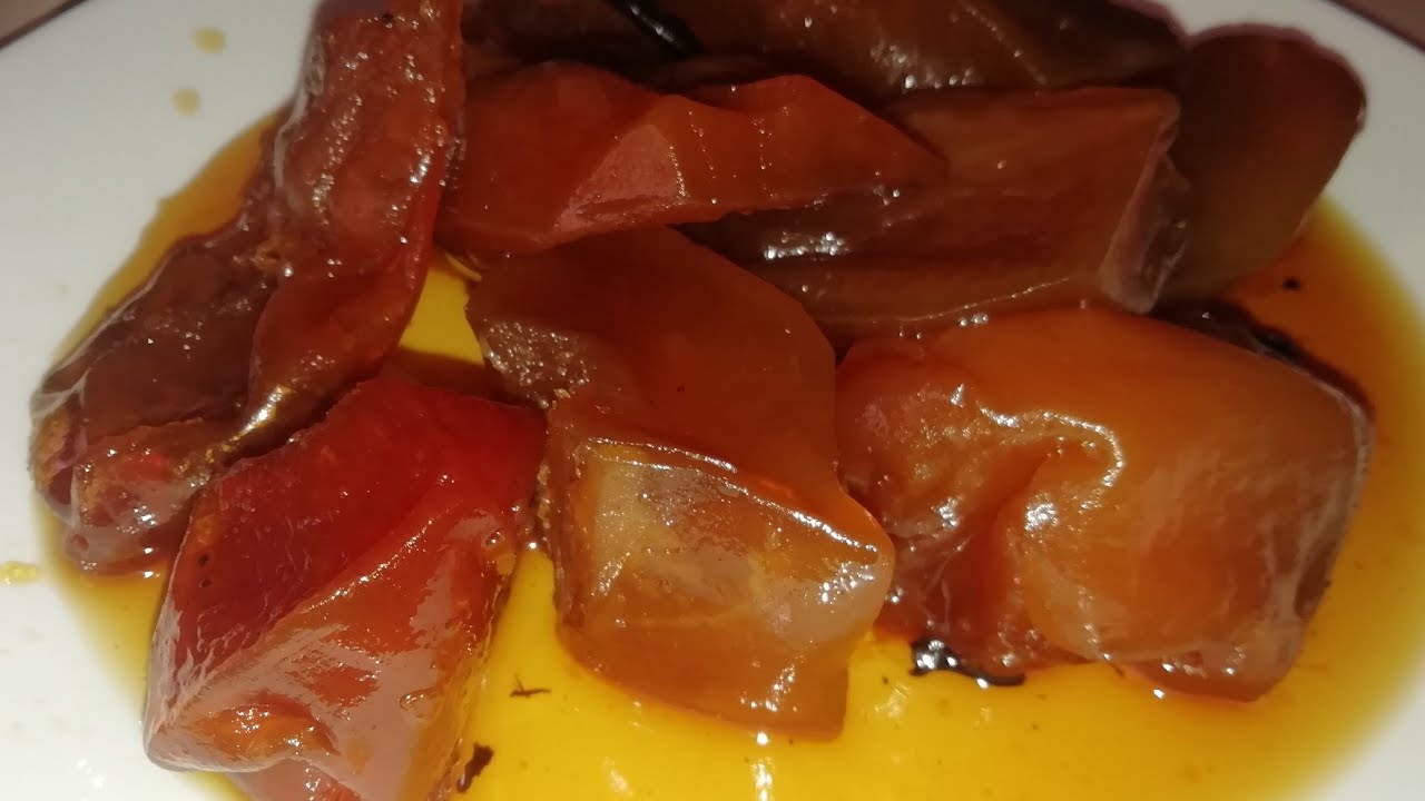 Cómo hacer un dulce de papaya verde. YouTube