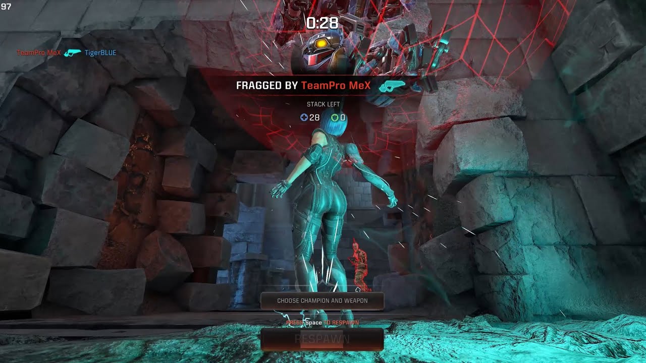 CORRUPTED 001 - TDM full match (TigerBLUE Quake Champions TDM)