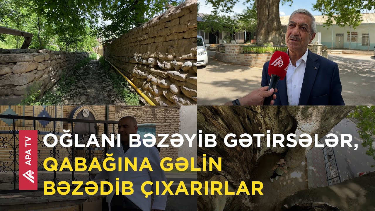 Bu kənddə cəzası olanları cəzalandırmaq üçün meydan var imiş - APA TV