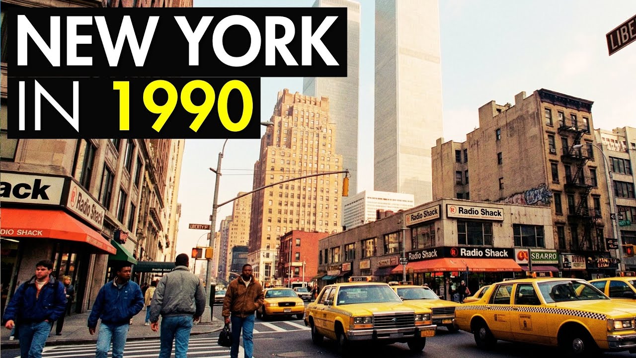 A Normal Day in New York in 1990: What life Was Like