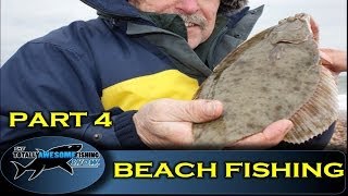 Beach fishing tips for beginners (Part 4) - Shore Plaice - The Totally Awesome Fishing Show