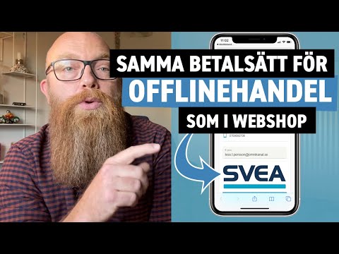 Svea Instore - smidig checkout med samma betalningsalternativ för offlinehandel som för webshop.