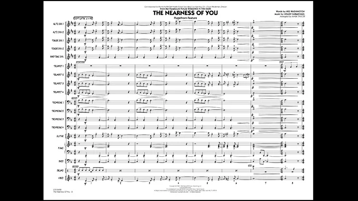 The Nearness of You by Hoagy Carmichael/arr. Mark ...