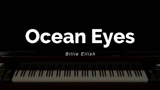 Ocean Eyes - Billie Eilish (piano karaoke) live \/LYRICS