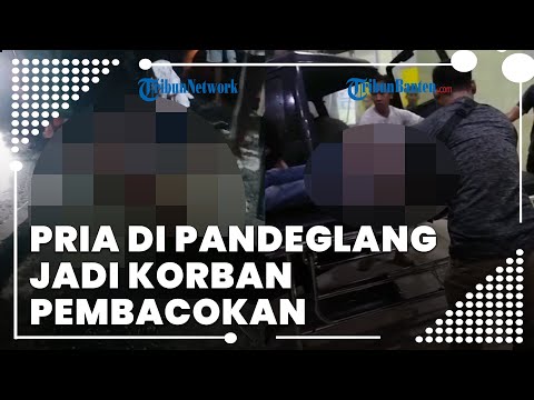 Sedang Memboncengkan Pacarnya, Seorang Pria di Pandeglang Jadi Korban Pembacokan