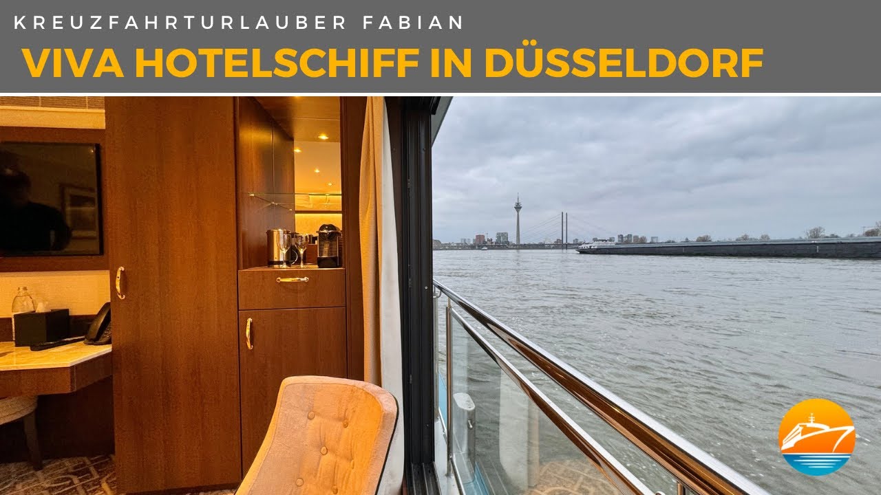 Hotel für Schiffsfans in Düsseldorf: VIVA RIVERSIDE mit Blick auf die Altstadt den den Rheinturm!