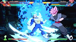 Dragon Ball Fighterz - Ssgss Vegeta & Beerus Vs Hit & Goku Blackzamasu New Gameplay