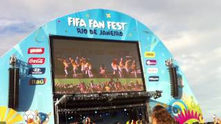 FIFA Fan Fest in Rio Copacobana - Anitta - Funk - Ass Shaking - World Cup 2014