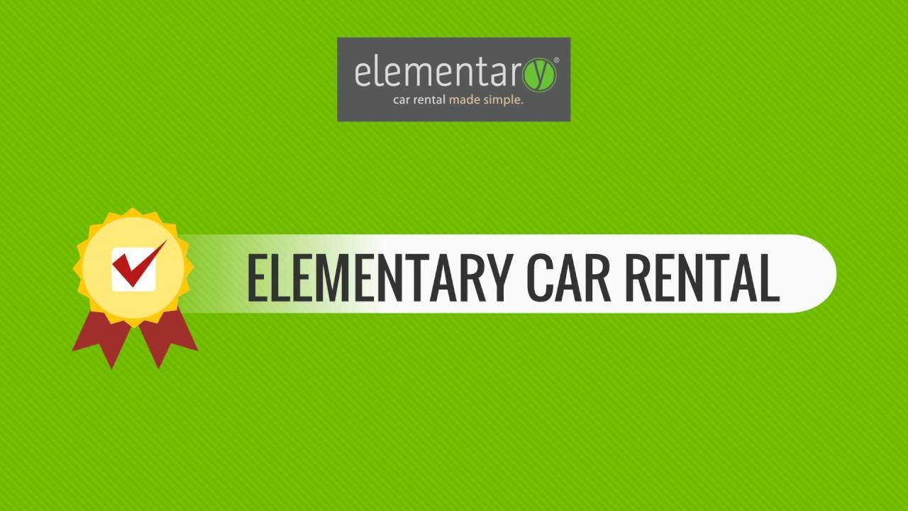 Elementary Car Rental Ontario, California YouTube