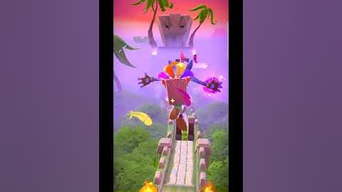 Crash on the Run - Lost City Red Gem Challenge (Get to the End)