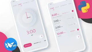 How To Create A Simple Alarm With Increasing Volume after 10 seconds Using Python And KivyMD | Alarm