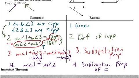 Geometry Video 2-5: Geometric Proofs