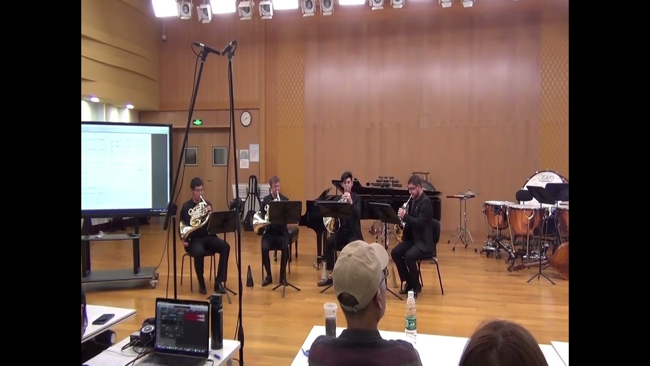 Qi Kang - Portfolio for 4 horns ensemble 《Kong men》