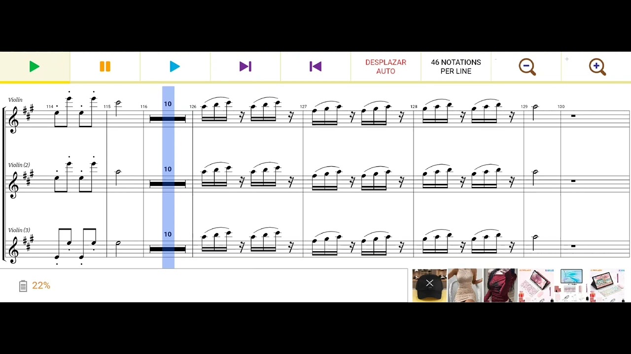 Un rinconcito en el cielo - violin 1,2 y 3. Mariachi internacional los perez