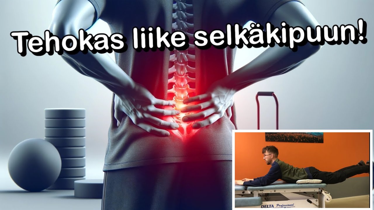 Lopeta selkäkivut tällä harjoituksella!