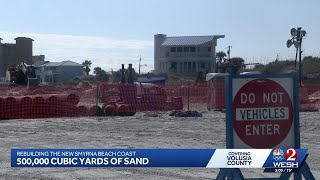 New Sand Replenishment Project Underway In New Smyrna Beach
