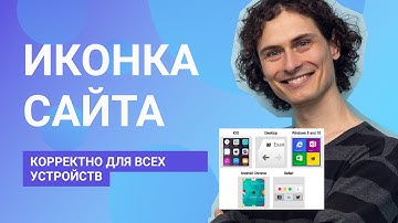 Как сделать иконку сайта. Красивая иконка для всех устройств