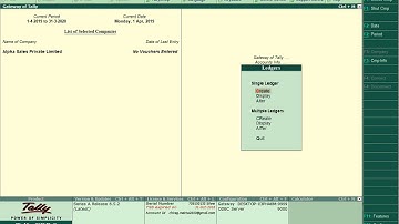2.3 Creating Ledgers In Tally | Tally ERP 9 Full Tutorial in English | Tally Course