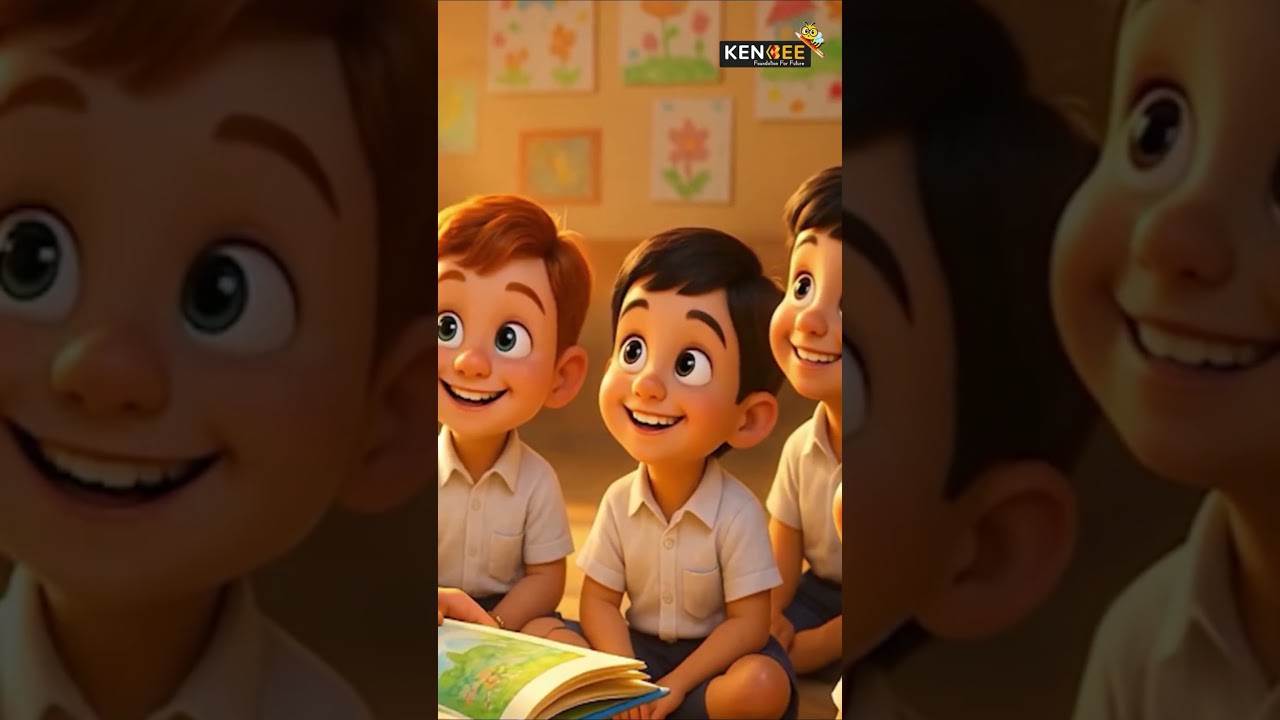 Humara School Rhyme (हमारा स्कूल) 🏫 | My School Song for Kids | Preschool EVS