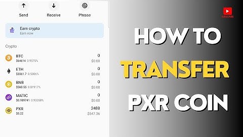 PXR COIN: HOW TO TRANSFER PXR COIN || HOW TO WITHDRAW YOUR MINE PXR COIN FROM THE PXR APP