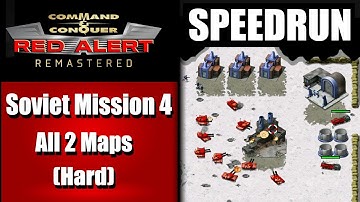 SPEEDRUN: Command and Conquer Red Alert Remastered - Soviet Mission 4 (Hard)