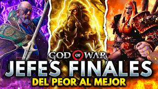 TOP DEFINITIVO Jefes Finales de la Saga de God of War (Todos los juegos) | Del PEOR al MEJOR 🔥