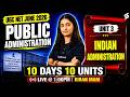 UGC NET Public Administration | UGC NET Public Administration Unit 3| Indian Administration By Kiran
