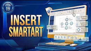 How to insert Smart Art in Microsoft Word 2019 | Class 19 -  Urdu/Hindi screenshot 5