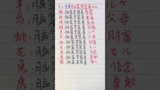 十二生肖脑袋里装着什么.#命运 #中老年生活 #福运财运 #一生幸運#生肖運勢 #生肖運程 #養老生活