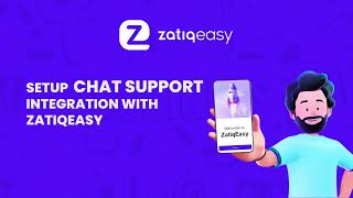 How to setup chat support in Zatiqeasy website | How to Zatiqeasy screenshot 5