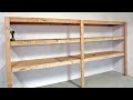 The BEST Garage Shelving - Easy One Person Project #anawhite