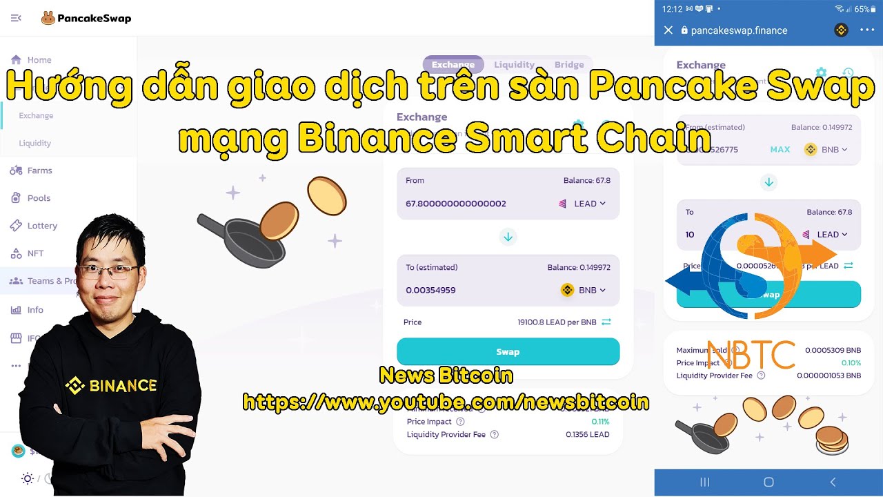 Hướng dẫn giao dịch trên sàn Pancake Swap mạng Binance Smart Chain | BSC