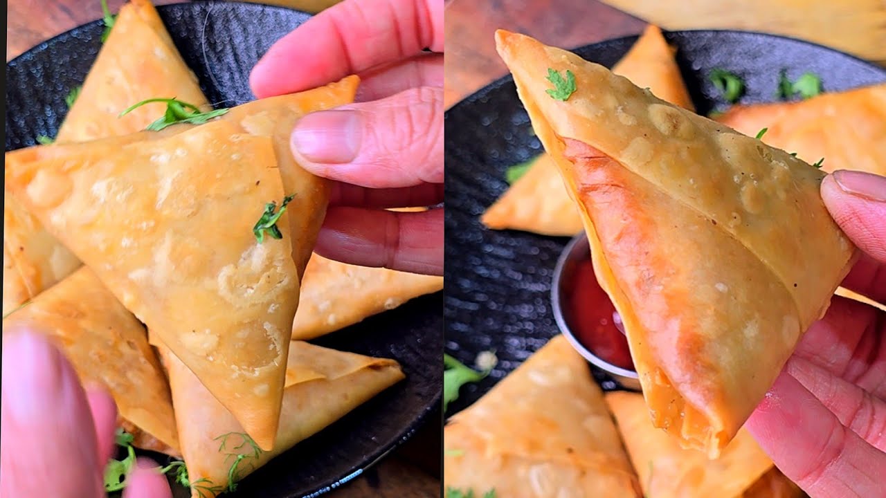 Chicken samosa recipe fiery butter chicken samosa for iftar #ramadan #chicken #samosa 