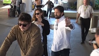 Creative Couple, Carey Mulligan And Marcus Mumford Arrive In LA With Their Newborn