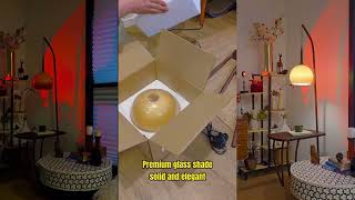 Domus Pollo Floor Lamp Unboxing. The Perfect Corner Lamp Cozy Light, Built-in Table, Warm Glow. screenshot 4