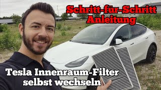 How to Replace the Tesla Model Y Cabin Air Filter - Detailed Guide for Beginners
