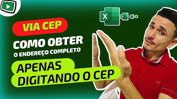 Como Obter Endereço Completo Apenas digitando o CEP no Excel
