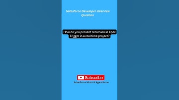 Salesforce Developer Interview Question #salesforce #salesforcedeveloper #salesforceapex #interview