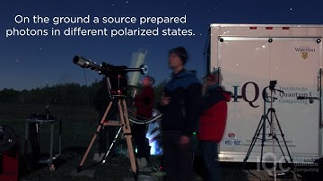 Airborne quantum communication demonstration: the experiment