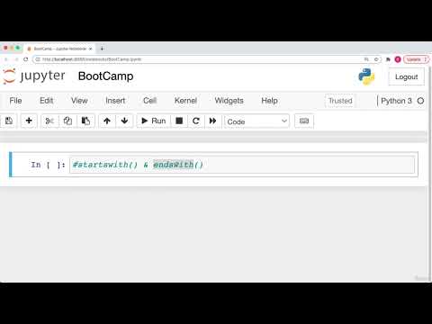 015 Python String   StartsWith & EndsWith
