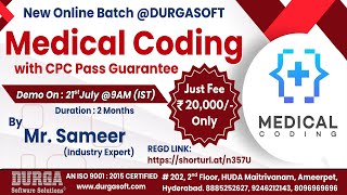 MEDICAL CODING with CPC Pass Guarantee Online Training @ DURGASOFT screenshot 1