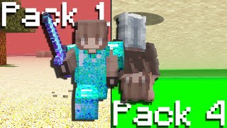 I Used the WORST Texture packs on PVP Servers