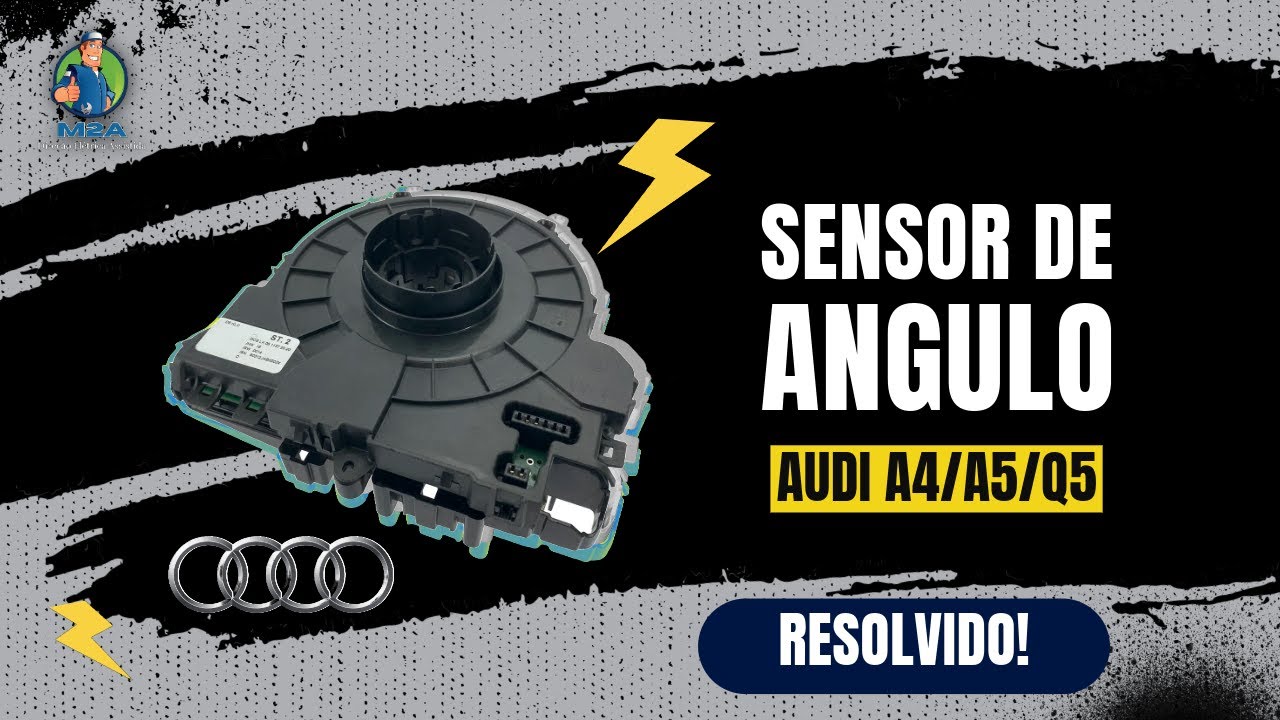 Reparo sensor de angulo de direçao G85 Audi A4 A5 Q5 erro 00778 RESOLVIDO  M2A !, image size:1280x720