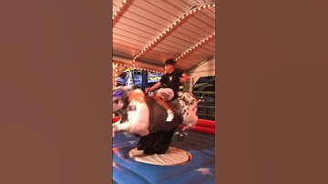 Bull ride at Fun Spot