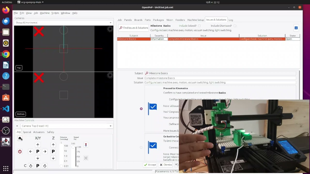 3DPlacer - openpnp setup step by step for DIY pick and place machine - part 1