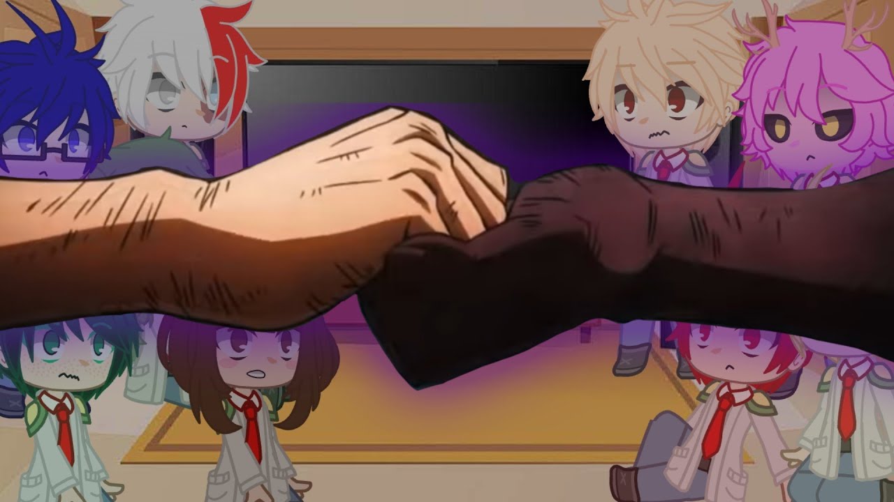 Bnha del pasado reacciona a Deku&Bakugo Vs Nine ||^Shiro•Shouta^||